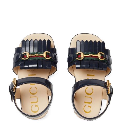 gucci baby sandals|brand new kids Gucci sandals.